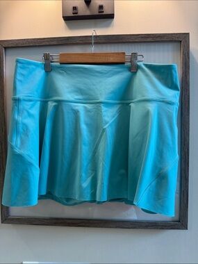 Athleta Aqua Pleated Athletic Skirt XL